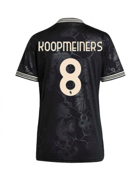 Juventus Teun Koopmeiners #8 Ausweichtrikot für Frauen 2025-26 Kurzarm Juventus Teun Koopmeiners #8 Ausweichtrikot für Frauen 2025-26 Kurzarm